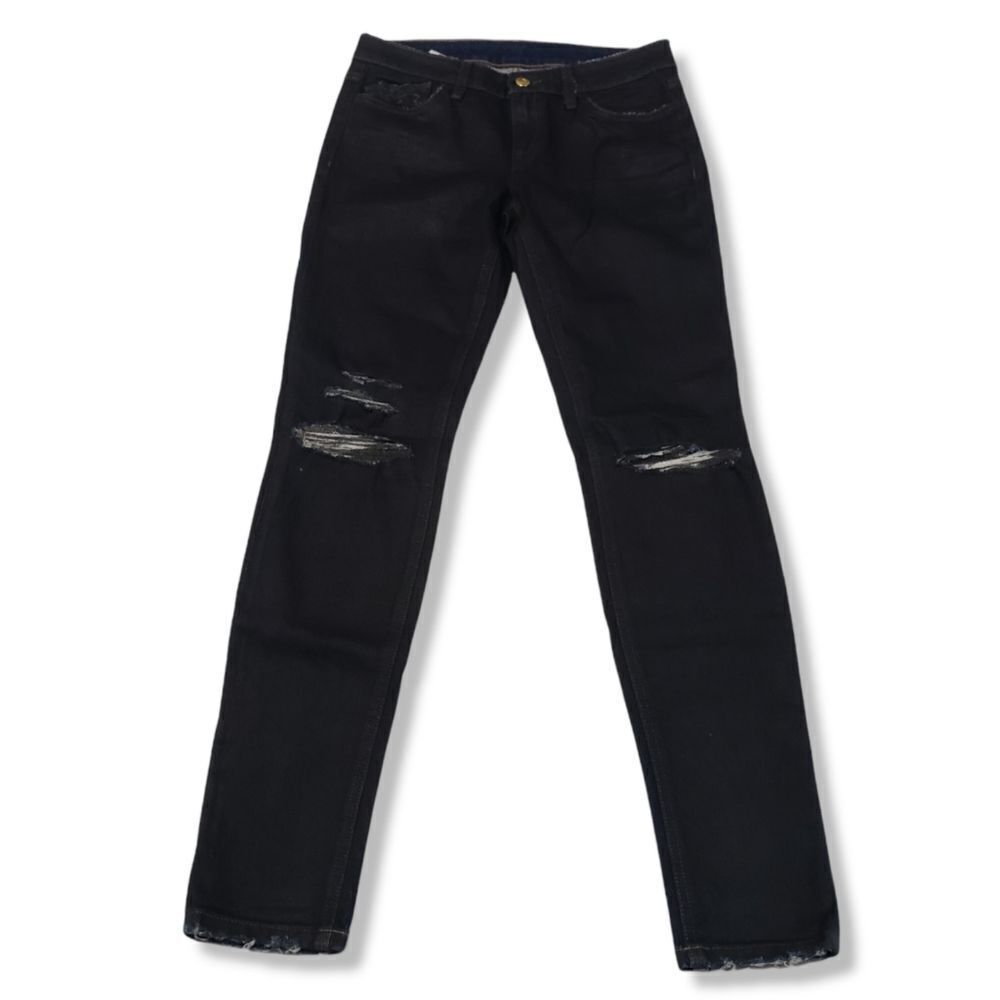 Joe's Jeans Size 26 W Joe's Jeans The Vixen Skinny Distressed Low Rise Jeans